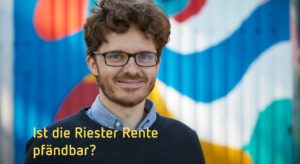 Riester Rente pfändbar?