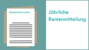 Jährliche Rentenmitteilung